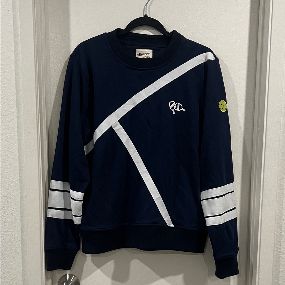 Ellsworth + Ivey On the Court Limited Edition Pickleball Navy Sweatshirt size S